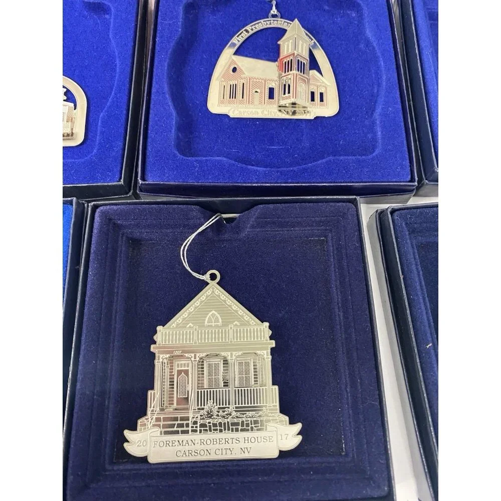 Carson City Nevada Historical‎ Building Christmas Ornament Series Lot 17